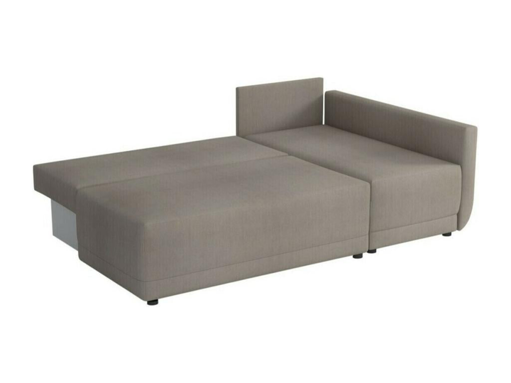 Corner sofa 149 Light brown Sleeping function Bed box 210x85cm