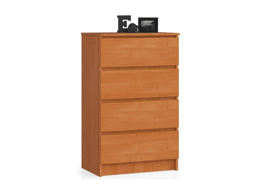Chest of drawers with 4 drawers, 60x99x40 cm, brown